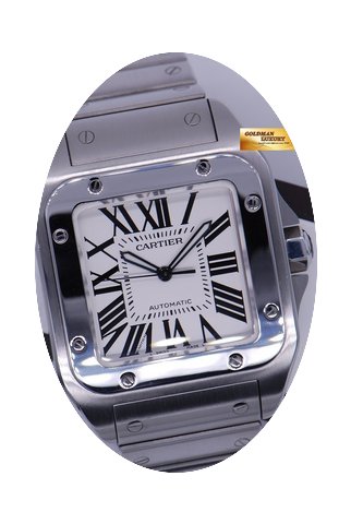 Cartier Santos 100 Xl Ss Bracelet Automa...