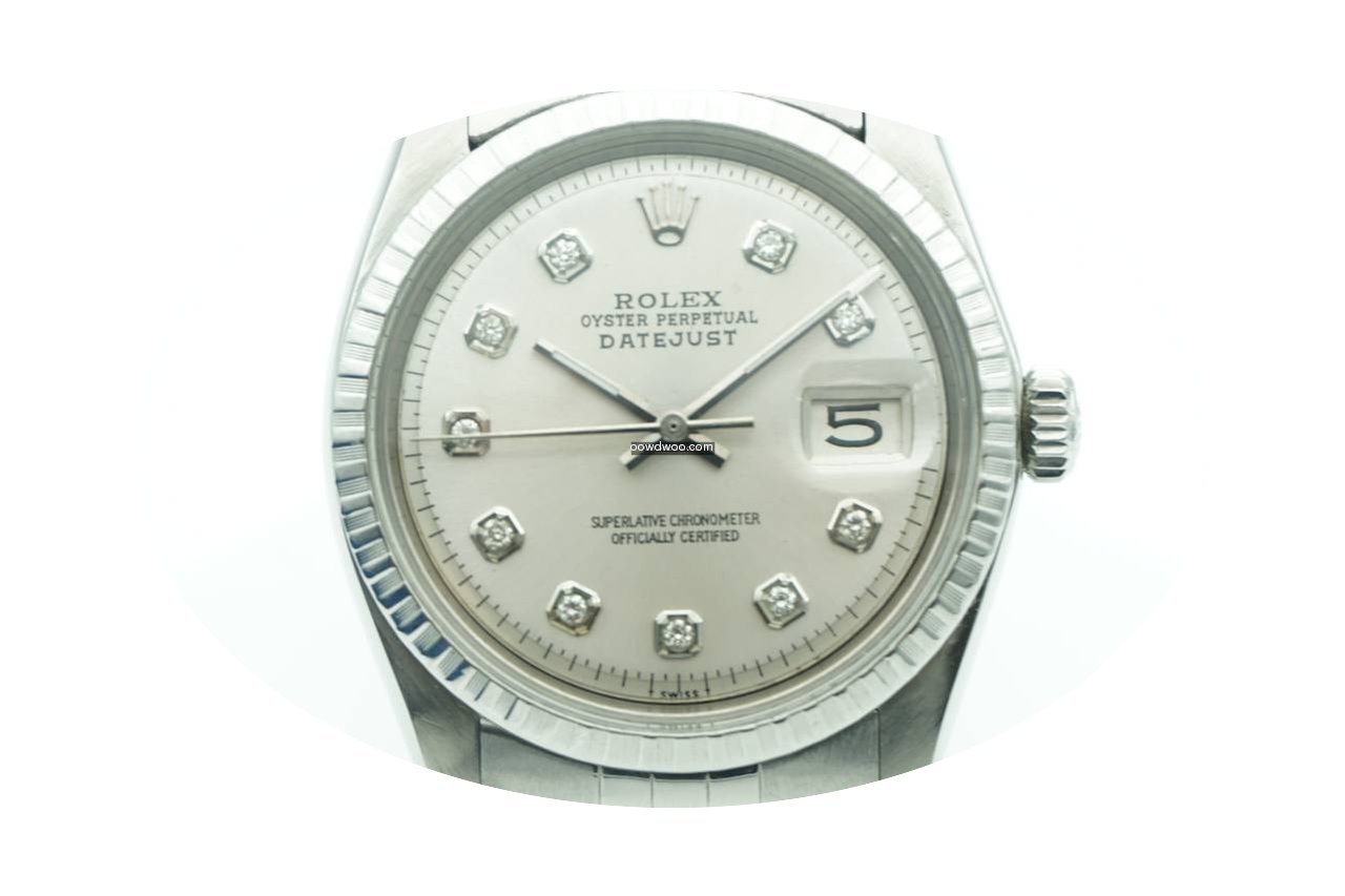Rolex Datejust 36mm Stainless Steel Gray...