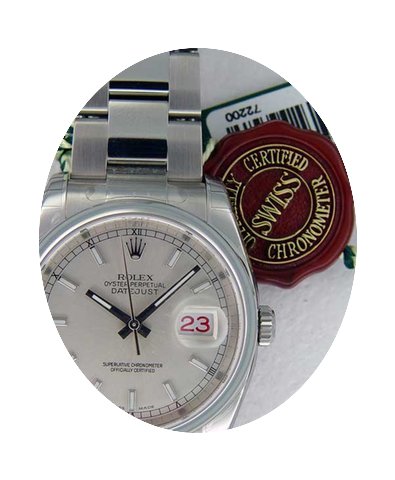 Rolex Mens Datejust Stainless Steel 1162...
