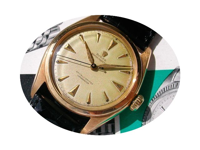 Rolex Chronometer Ref. 6084 in 18k Gelbg...