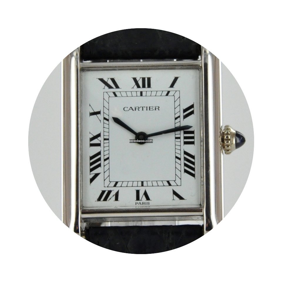 Cartier Tank whitegold...
