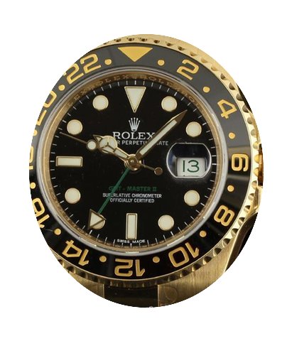 Rolex New Gmt-master Ii 116718 40mm Gold...