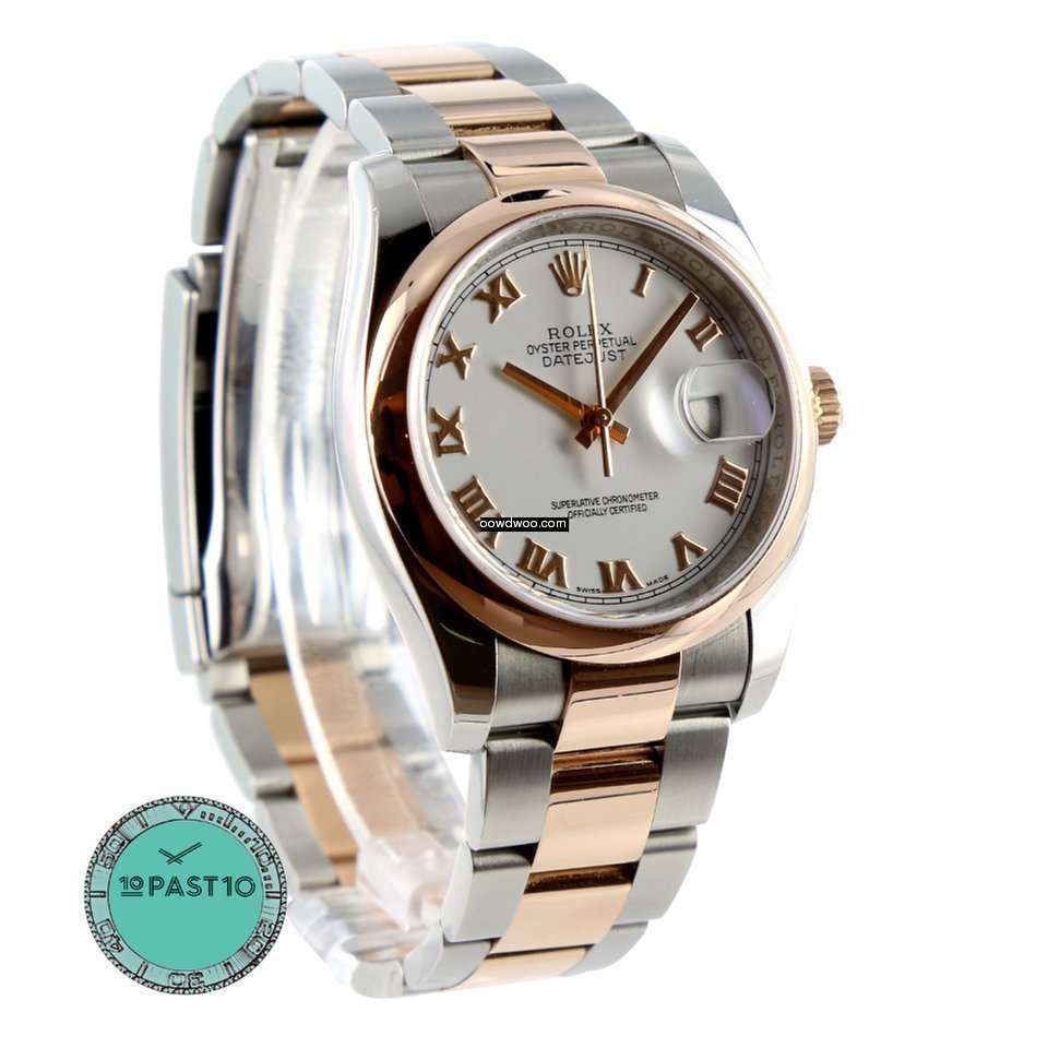 Rolex Datejust White Roman - 116201 voor...