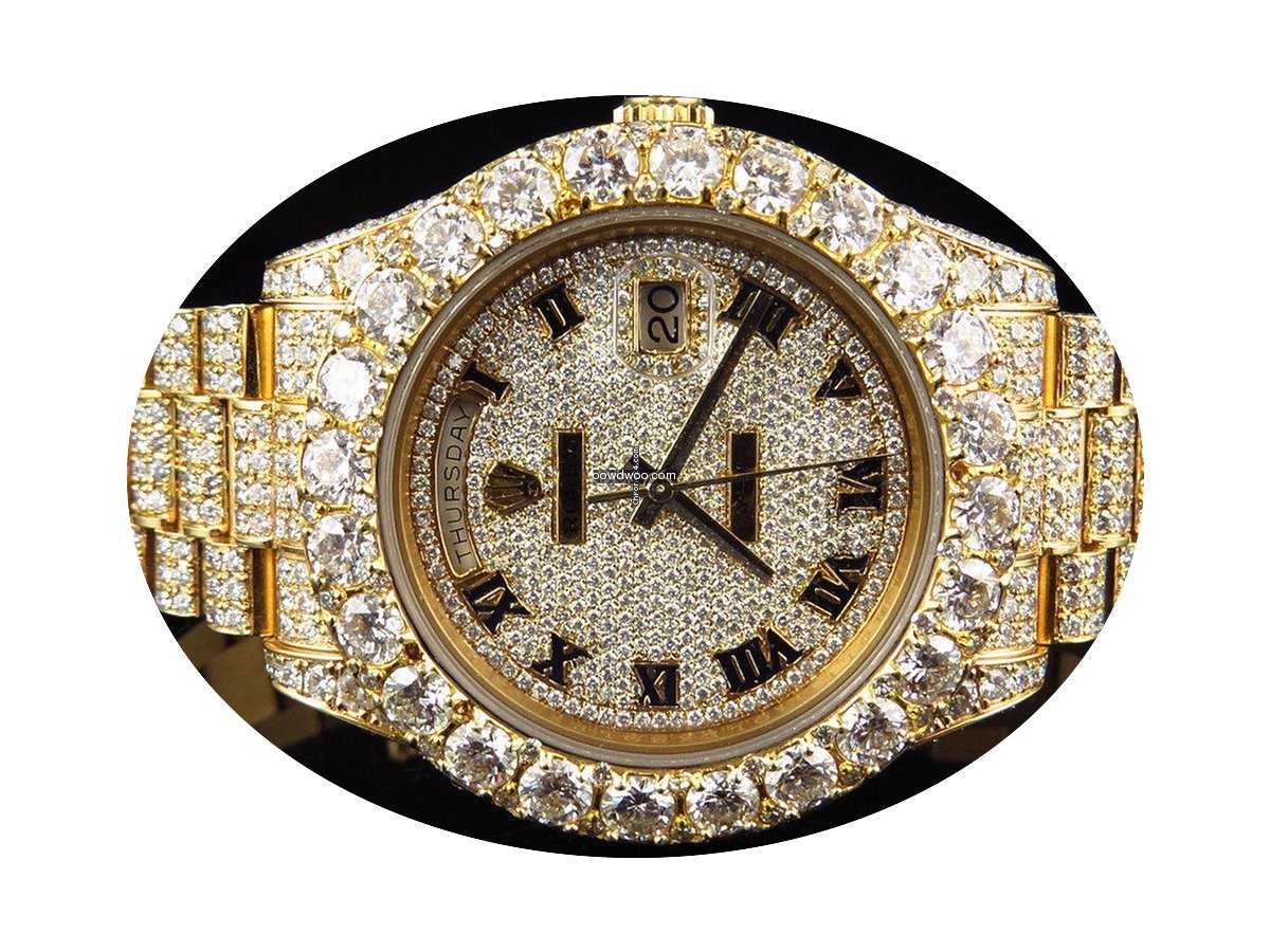 Rolex 18k Mens Yellow Gold Rolex Day-Dat...