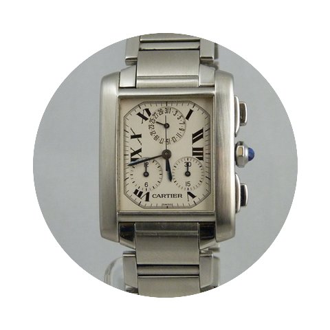 Cartier Tank Francaise Chrono Chronoflex...