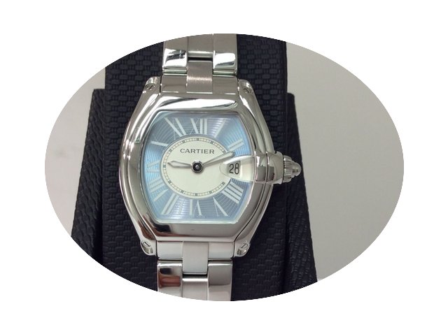 Cartier Roadster Ref. 2675 S/steel W/ Ba...