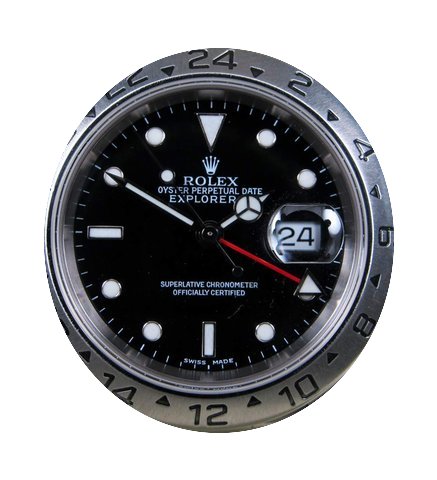 Rolex Explorer II 16570 Black Stainless ...