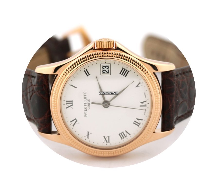 Patek Philippe Calatrava 18k white Gold ...