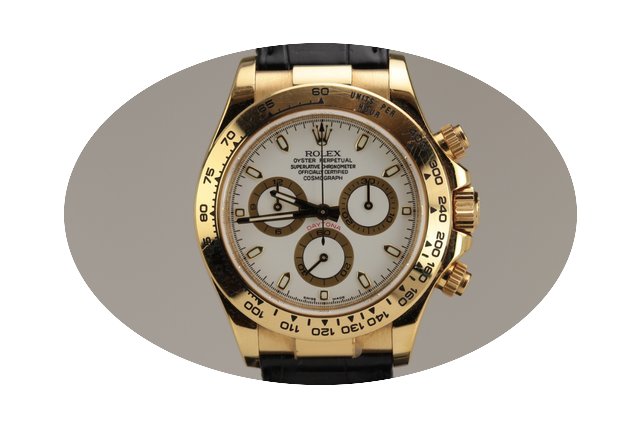 Rolex Daytona 18K Yellow Gold on Strap...