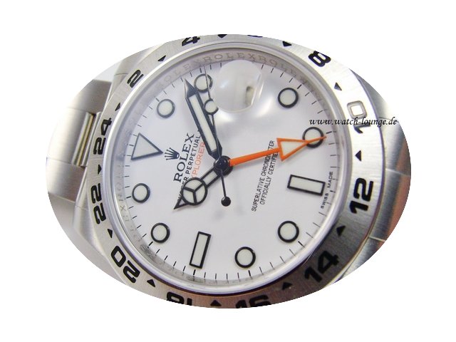 Rolex Explorer II weiss neues Modell / n...
