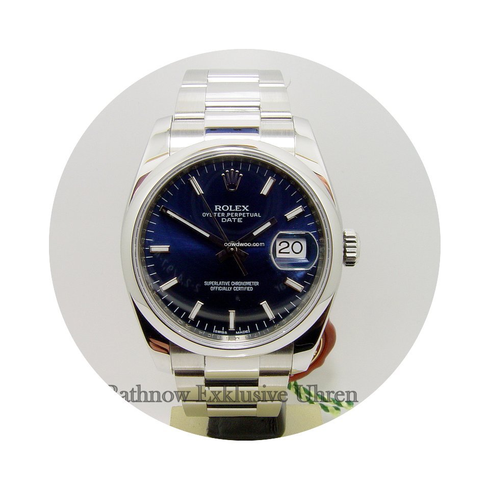 Rolex Oyster Date 34mm Stahl...