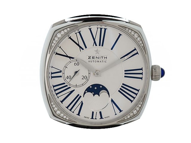 Zenith Star Moonphase Stahl Diamond Auto...
