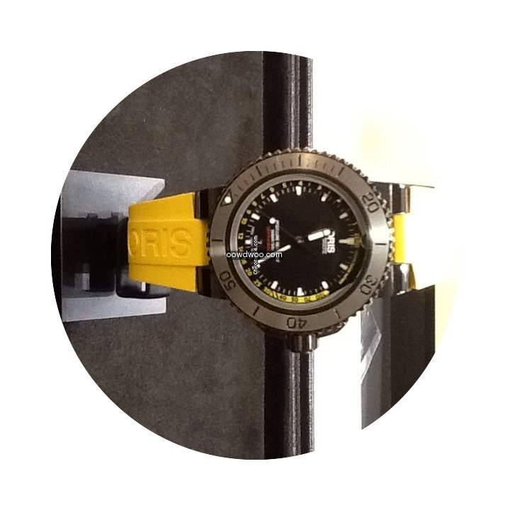 Oris Aquis depth gauge...