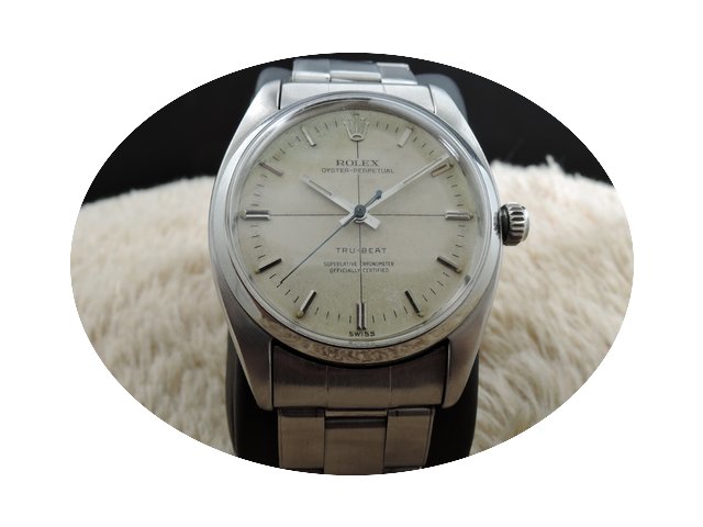 Rolex OYSTER PERPETUAL 6556 TRU BEAT wit...