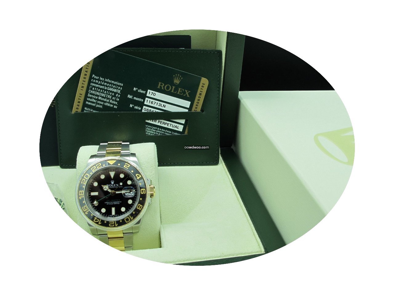 Rolex GMT-MASTER 2 116713LN 2-Tone Ceram...