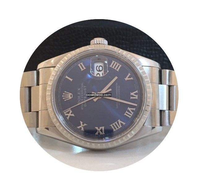 Rolex Datejust 36mm Blue Dial Impecável...