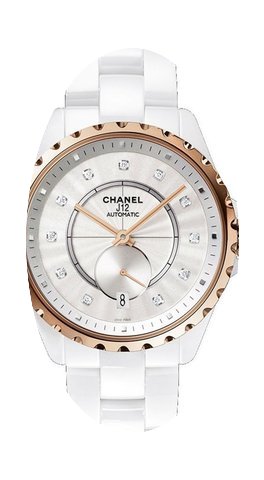 Chanel J12-365 Opaline Guilloché Dial A...