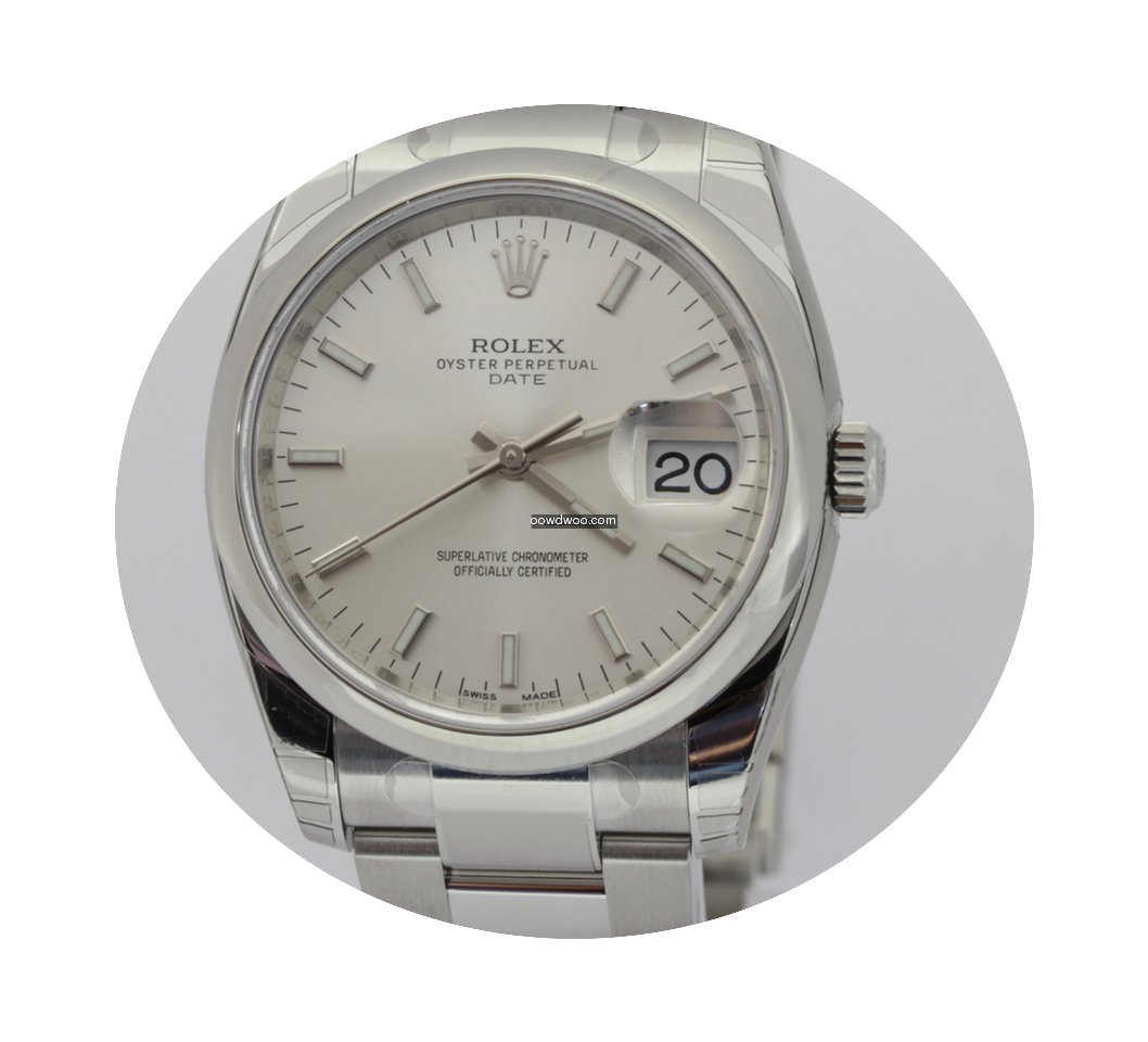 Rolex Watches: 115200 sio Date 34mm Dome...