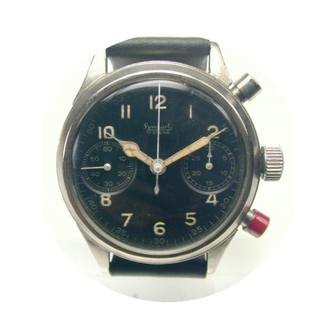 Hanhart Chronograph 2 Drücker von 1944...