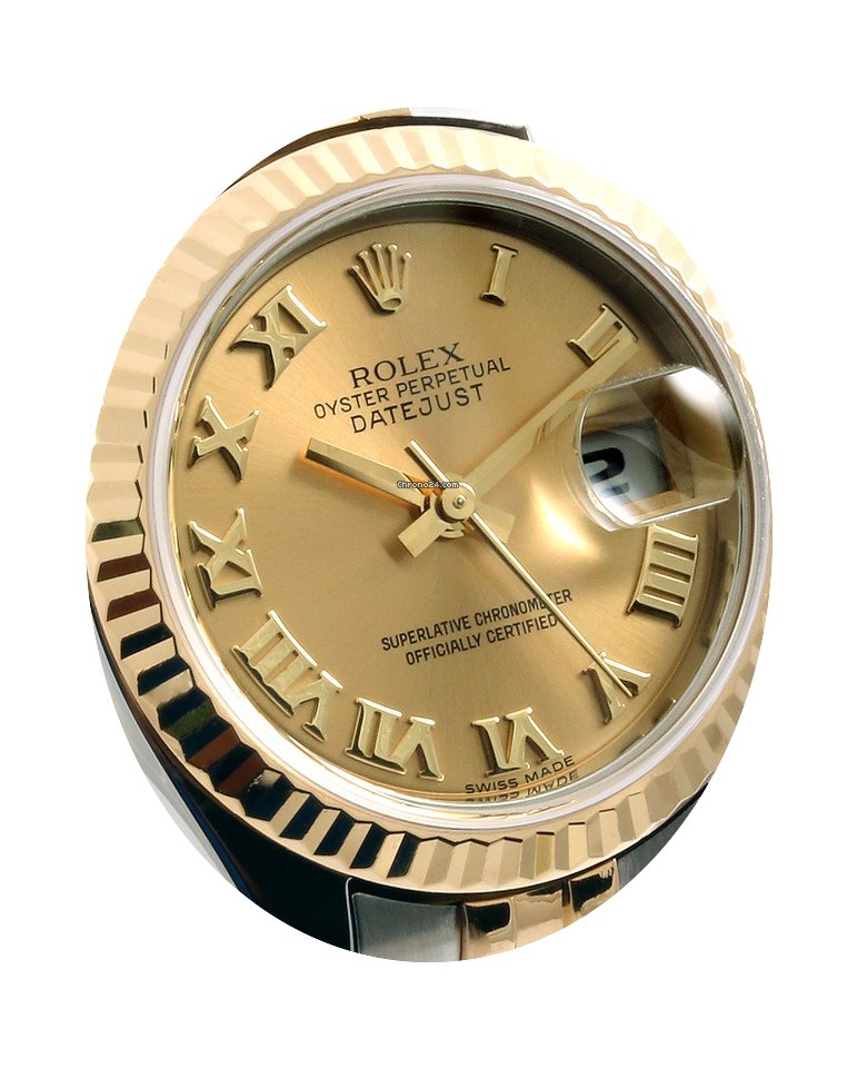 Rolex Ladies 26mm 18K/SS Datejust Champ ...