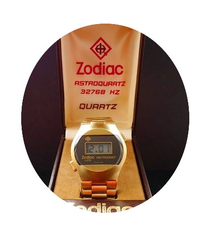 Zodiac ASTRODIGIT LCD DIGITAL VINTAGE AR...
