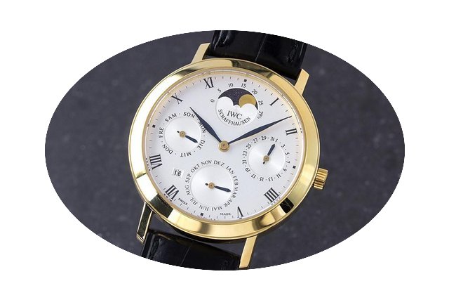 IWC 18k Romana Gold Ewiger Kalender Herr...