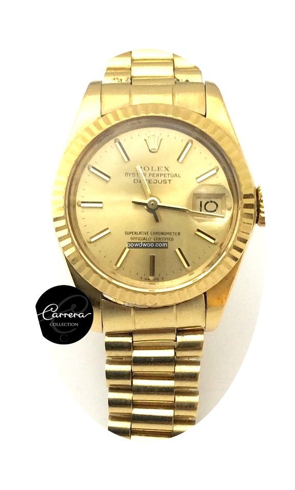 Rolex Oyster perpetua Date Gold...