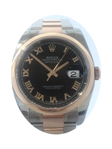 Rolex Datejust 36 mm Edelstahl Roségold...
