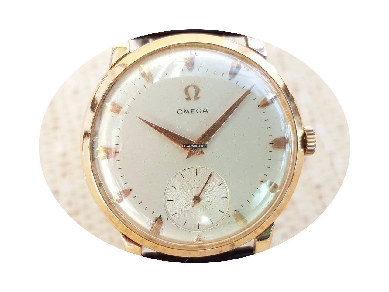 Omega Oversize Vintage Massive 18K/750 R...