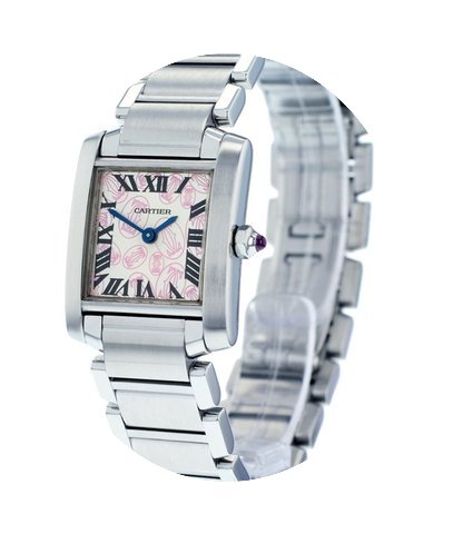 Cartier Tank Francaise Light Pink Limite...