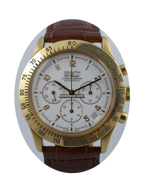 Zenith Chronographe El primero Or jaune ...