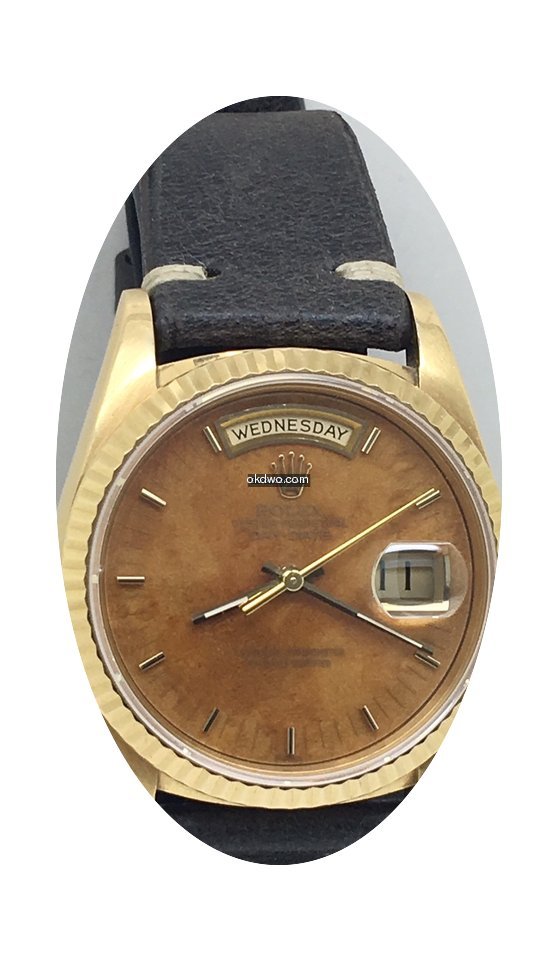 Rolex Day-Date Wood Dial Radica Chiara...