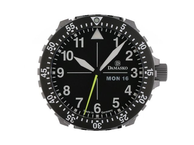 Damasko DA46 Stahl Automatik Lederband F...
