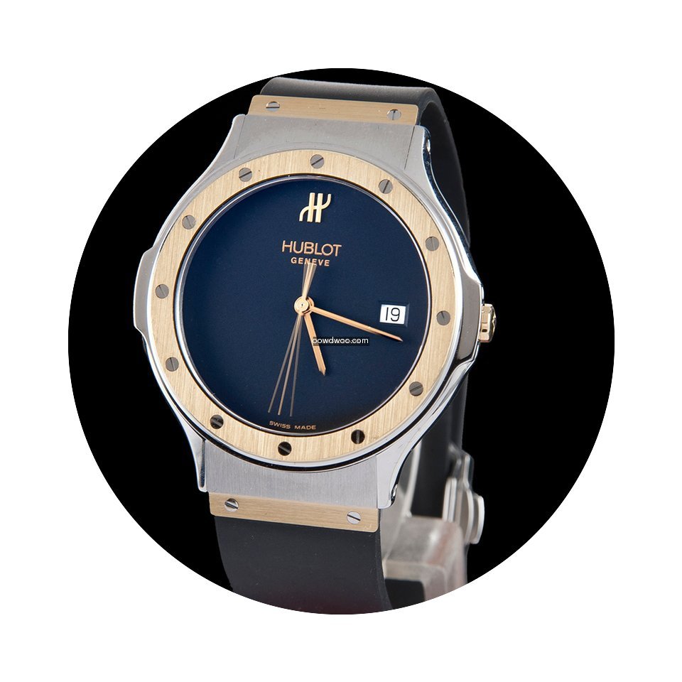 Hublot classic steel and gold men size...