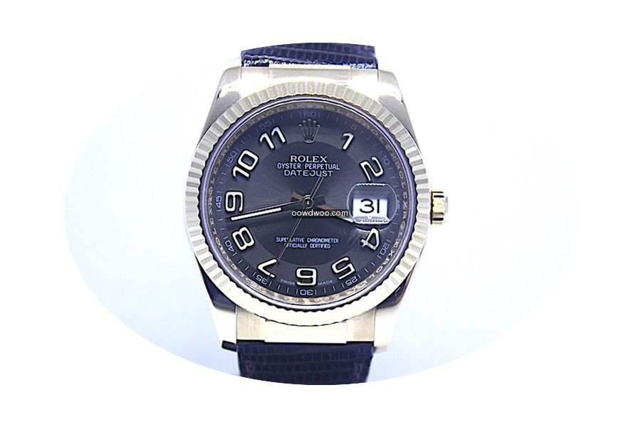 Rolex Datejust 18KT Gold 116138 Havana D...