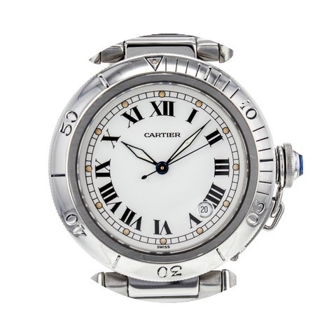 Cartier Pasha 38mm Stainless Steel Autom...