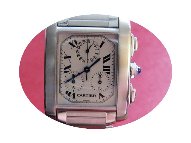 Cartier Tank Francaise Chrono revisionie...