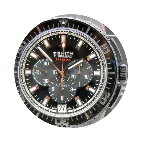 Zenith El Primero Stratos Flyback Black...
