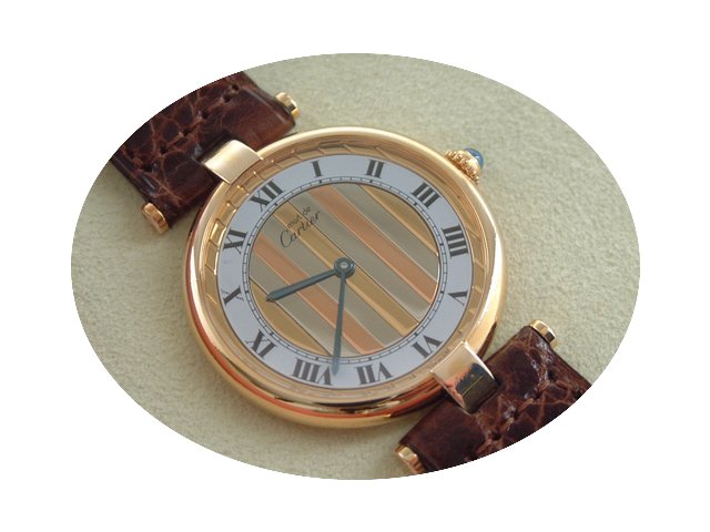 Cartier Tank Vermeil 925 Full Set im Tra...