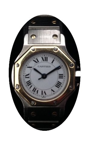 Cartier Santos Lady acciaio Oro...