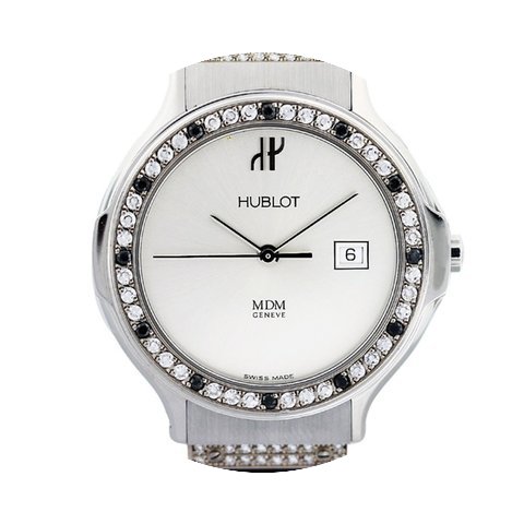Hublot MDM Black and Diamond Bezel Stain...