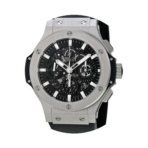 Hublot Big Bang Aero Bang Steel Black Di...