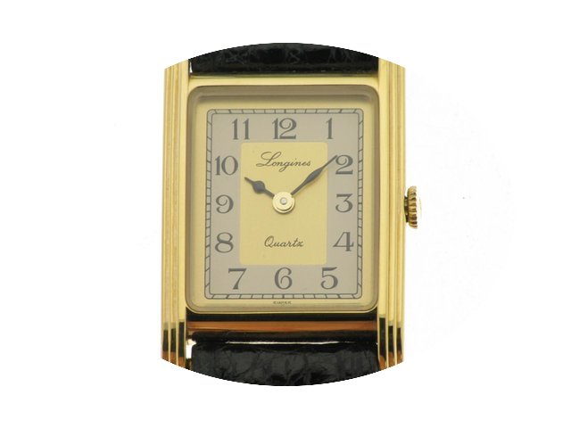Longines Classic rettangolare placcato o...