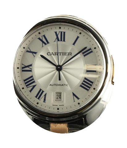 Cartier New Cle 40mm W2cl0002 Steel 18k ...