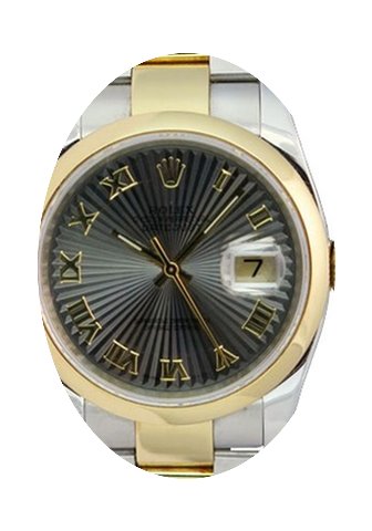 Rolex Datejust 36 116203-GRSRDO Grey Sun...