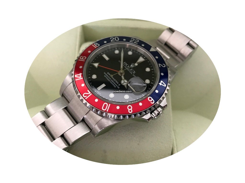 Rolex    GMT-Master II    16710    UNPOL...