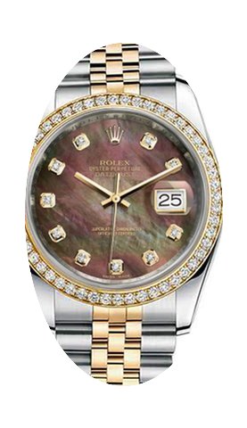 Rolex New Style Datejust Two Tone Custom...
