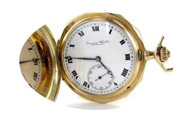 IWC Taschenuhr 585 14kt Rose Gold 91gr....
