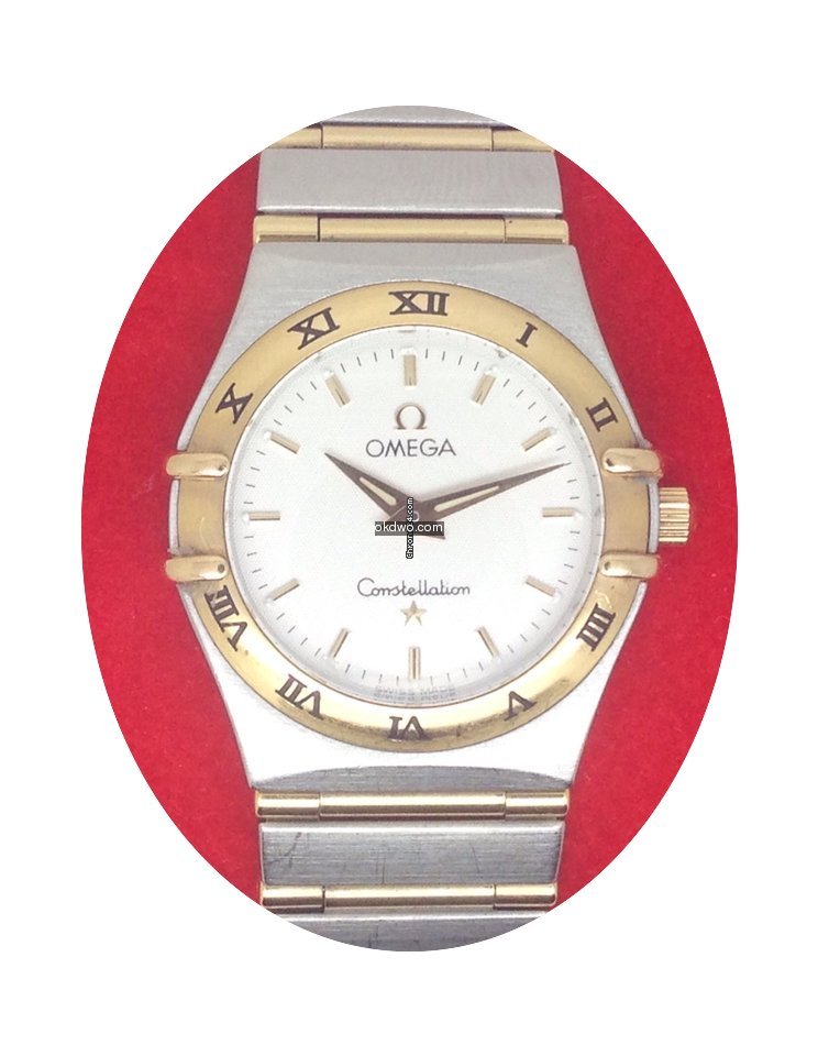 Omega constellation two tone 25.5mm full...