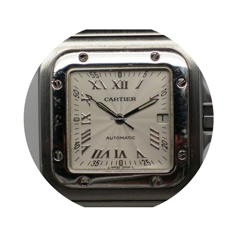 Cartier Santos Galbee 2319 Steel Saphire...